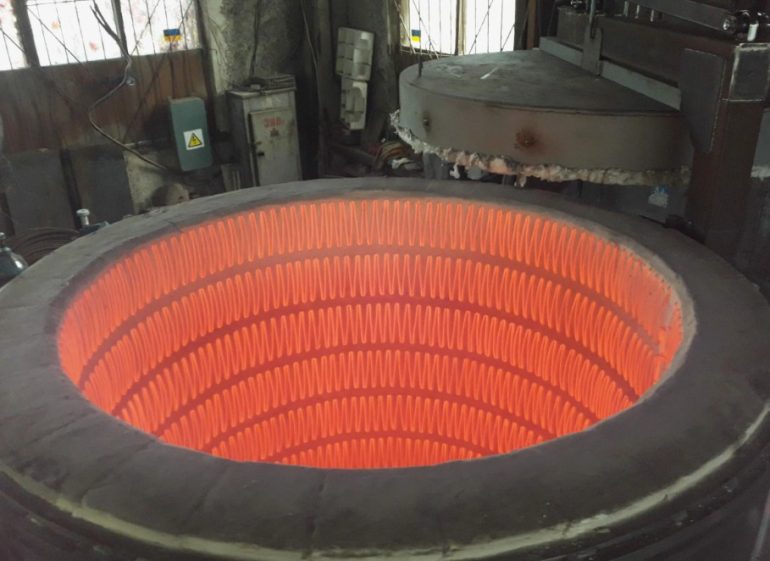 Шахтная отпускная электропечь ПН-32